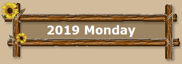 2019 Monday